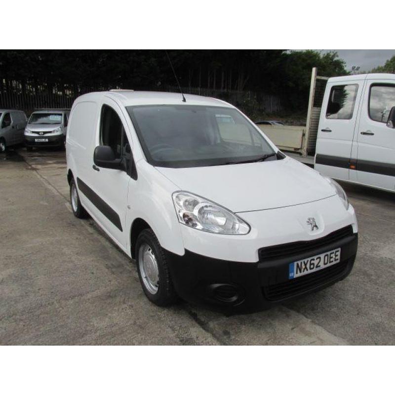 Peugeot Partner L1 850 S 1.6 Hdi 92PS Van DIESEL MANUAL WHITE (2012)