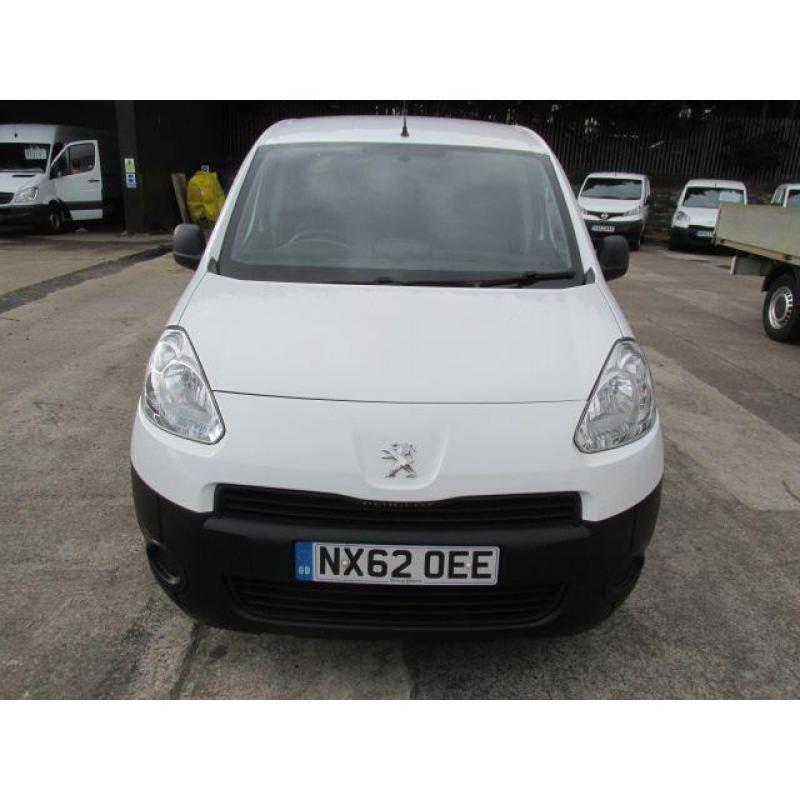 Peugeot Partner L1 850 S 1.6 Hdi 92PS Van DIESEL MANUAL WHITE (2012)