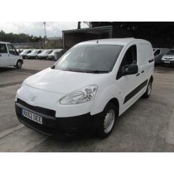 Peugeot Partner L1 850 S 1.6 Hdi 92PS Van DIESEL MANUAL WHITE (2012)