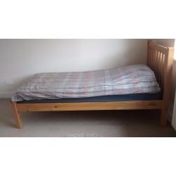 John Lewis Wooden Single Bed