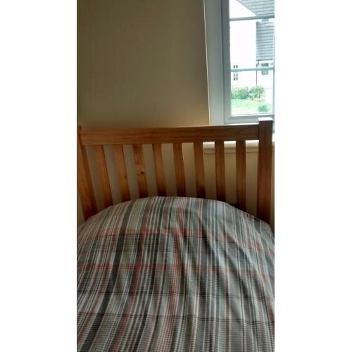 John Lewis Wooden Single Bed
