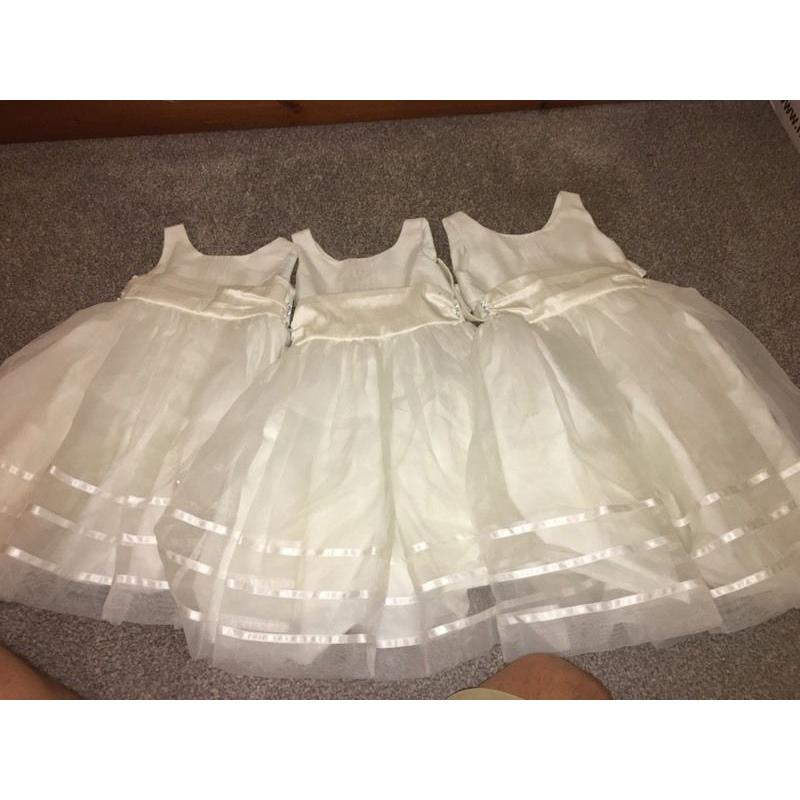 Wedding Flower girl dresses. Next ages 3,5,6