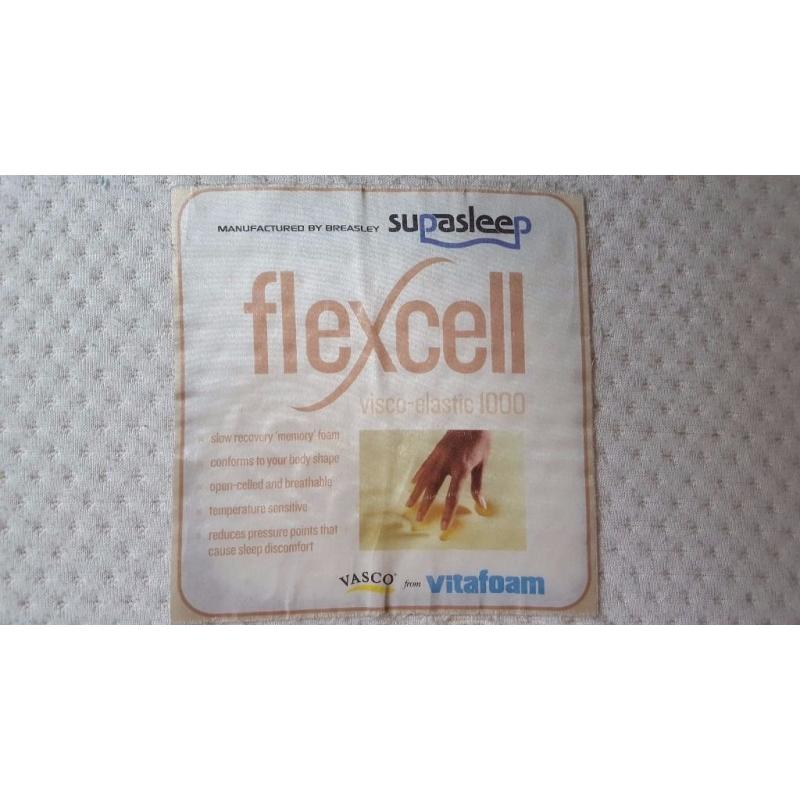 KING SIZE FlexCell Visco-elastic 1000 Memory Foam Mattress