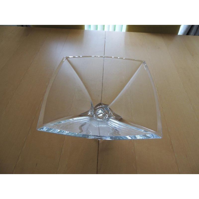 Beautiful Lead Crystal Square Bowl.