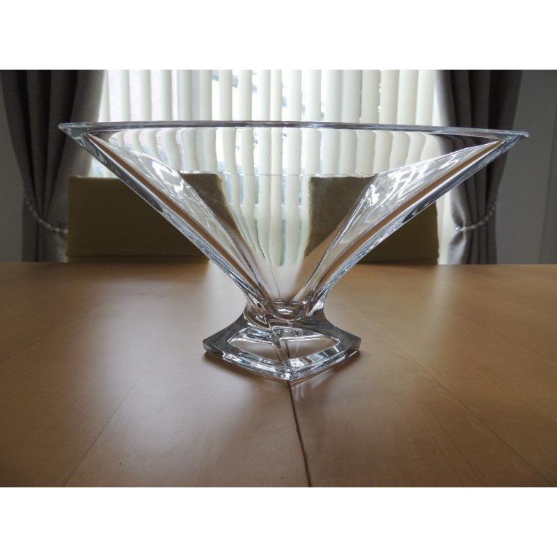 Beautiful Lead Crystal Square Bowl.