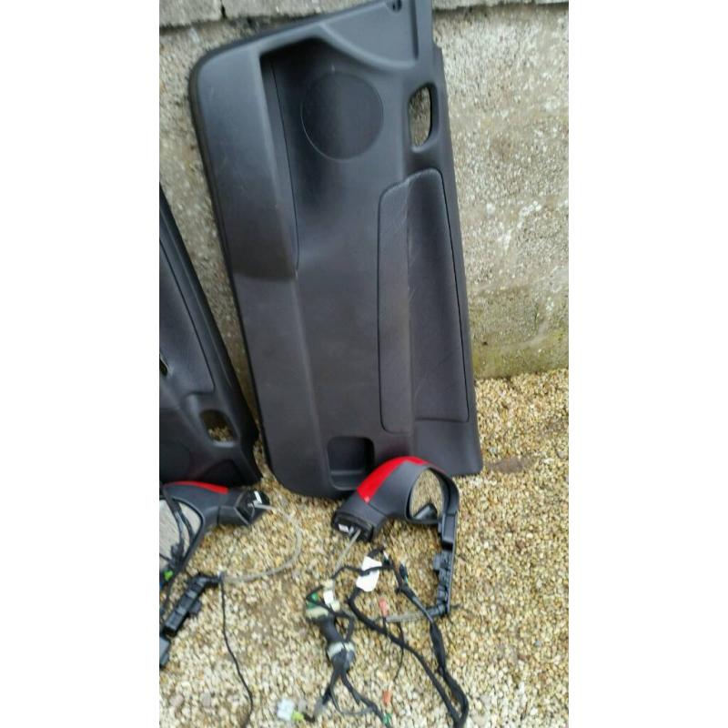 Peugeot 207 Front door cards and accessories.