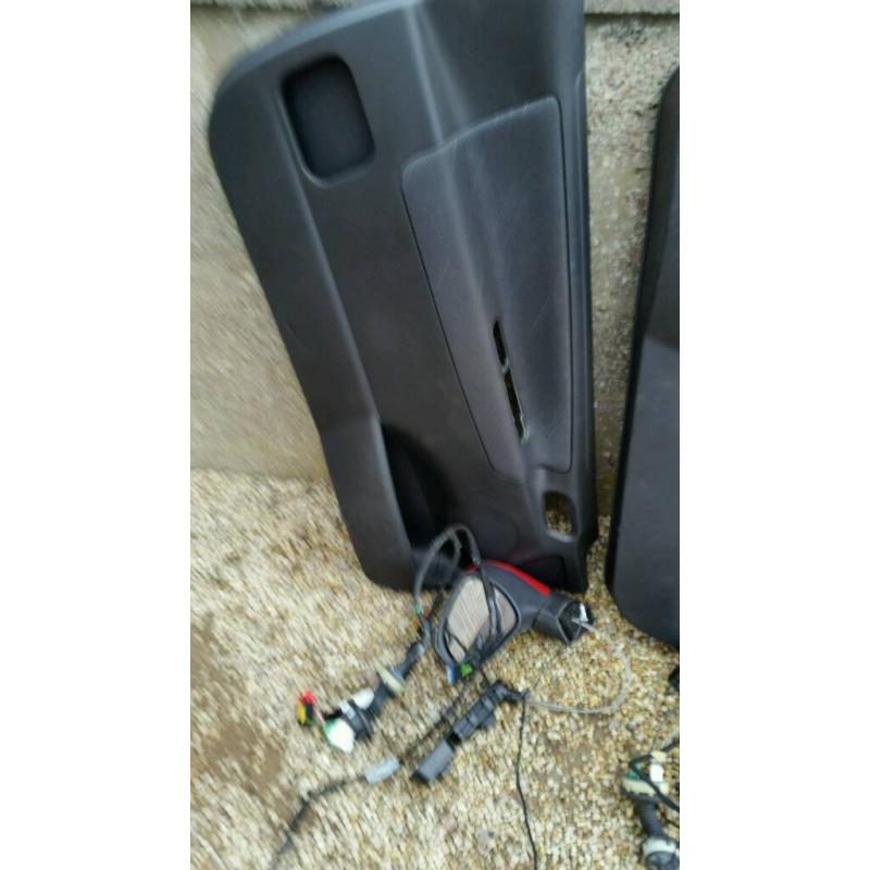 Peugeot 207 Front door cards and accessories.