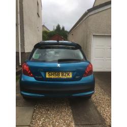 December 2008 Peugeot 207 1.4 sport --one lady owner from new