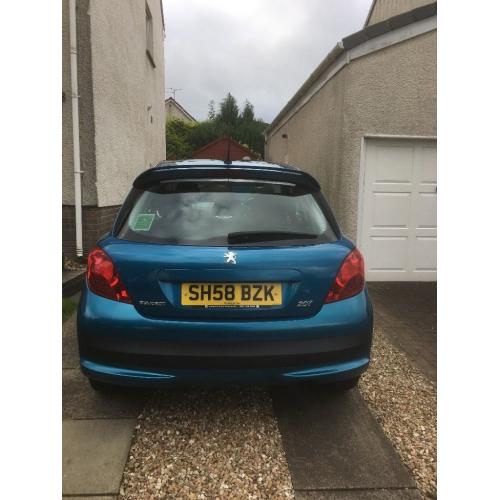 December 2008 Peugeot 207 1.4 sport --one lady owner from new