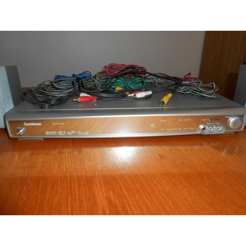 Goodmans DVD Player and Home Theatre Amplifier Audio System with 75 watt Sub-Woofer.