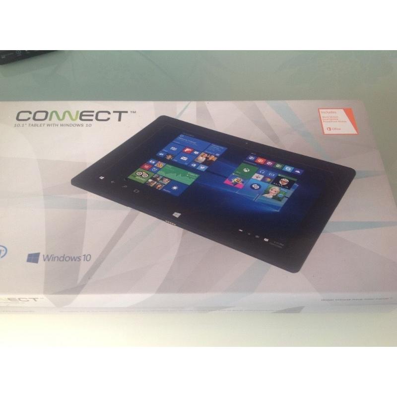 Connect 10"1 Windows 10 tablet and keyboard