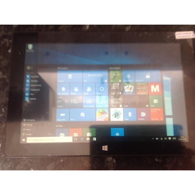Connect 10"1 Windows 10 tablet and keyboard