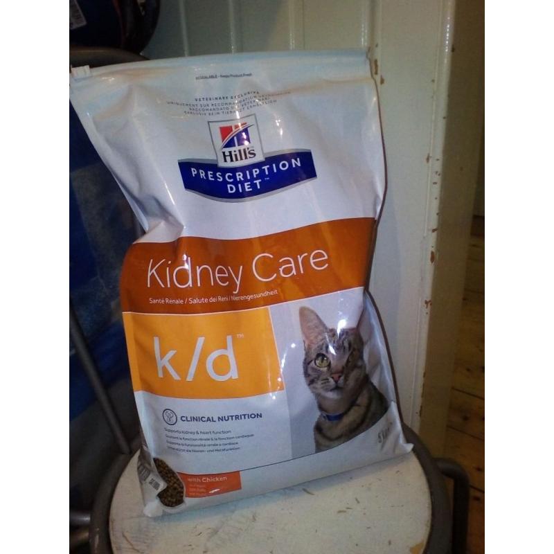 Hills Prescription Diet dry food for cats. 5kg