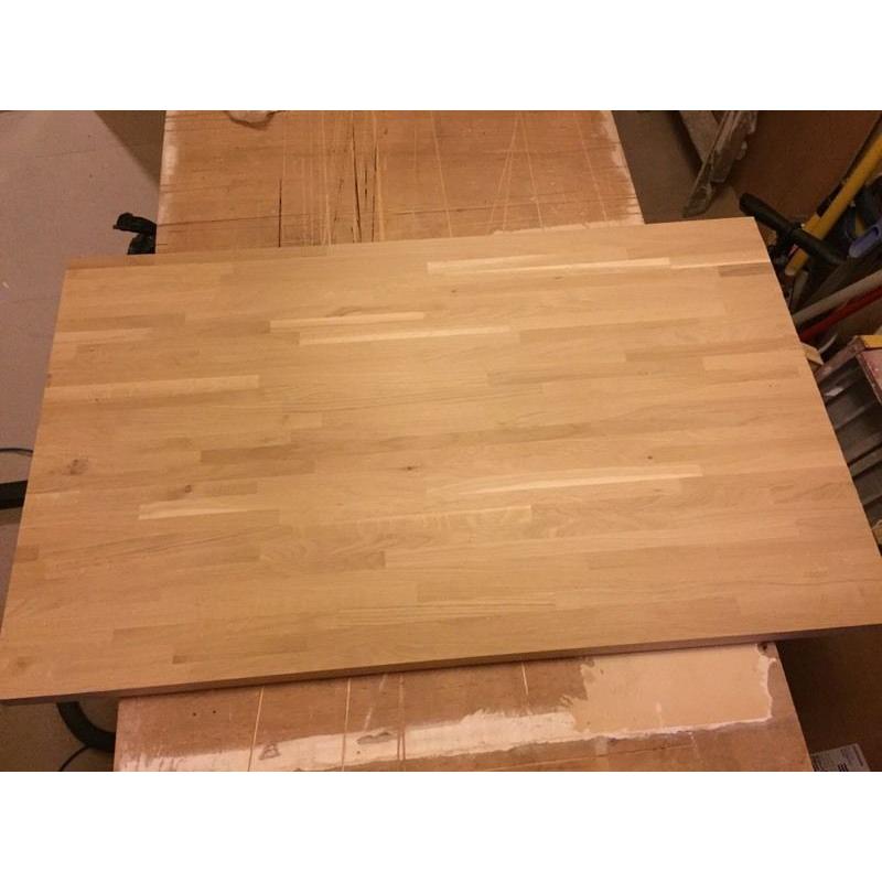 Howdens Solid Wood Worktop Rustic Oak Block 40mm worktop