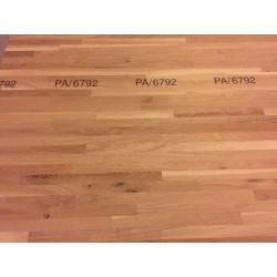 Howdens Solid Wood Worktop Rustic Oak Block 40mm worktop