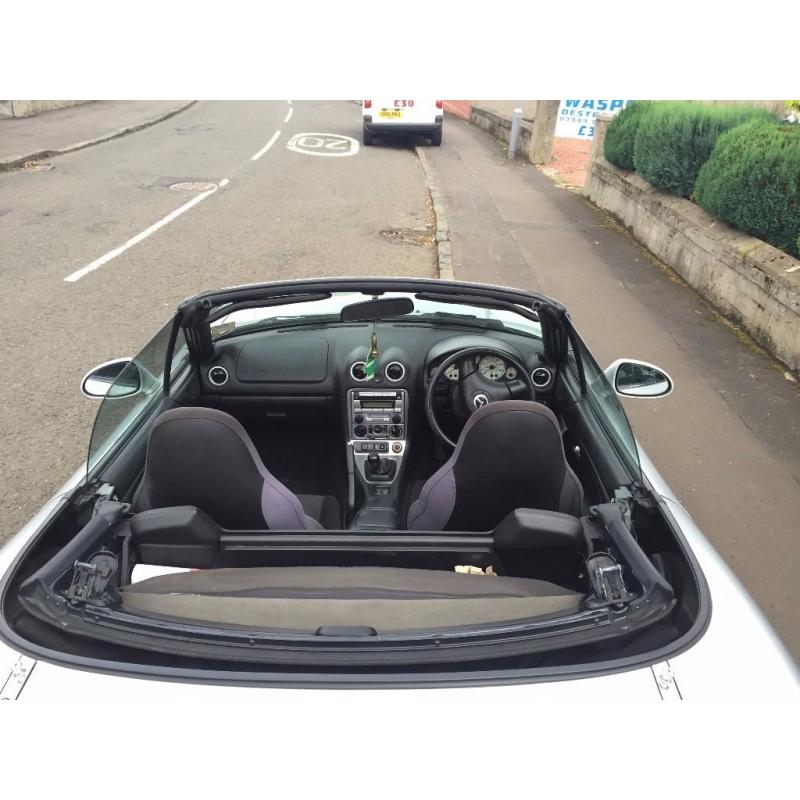 mazda mx5 1800.54 plate silver.one years mot