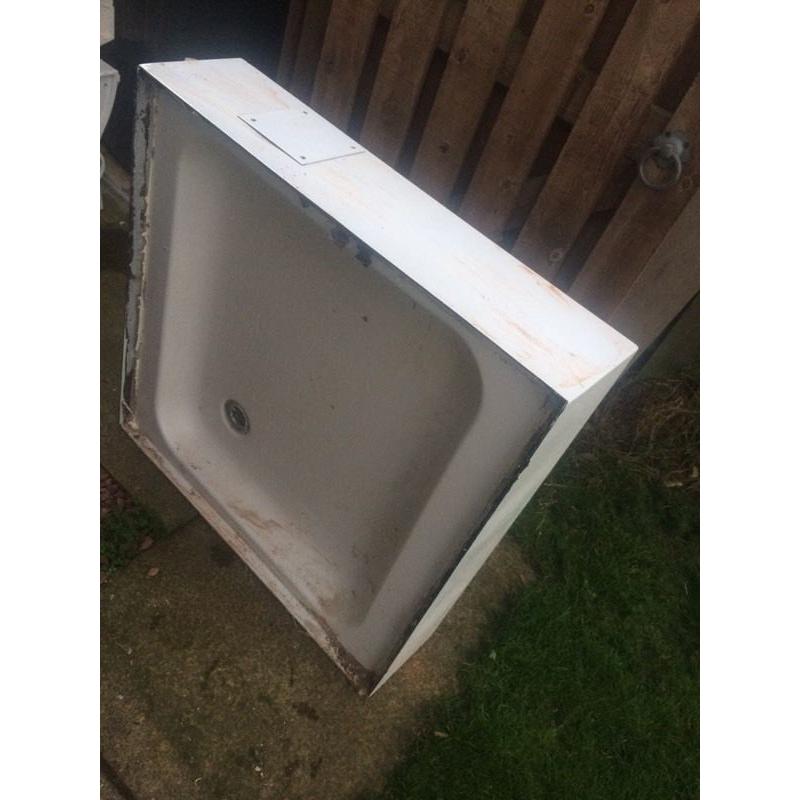 Metal shower tray for free