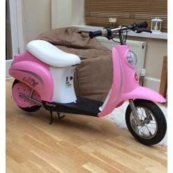 Girls Pink Electric Scooter