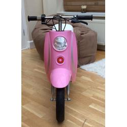 Girls Pink Electric Scooter