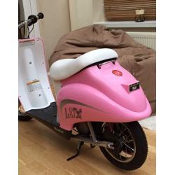 Girls Pink Electric Scooter