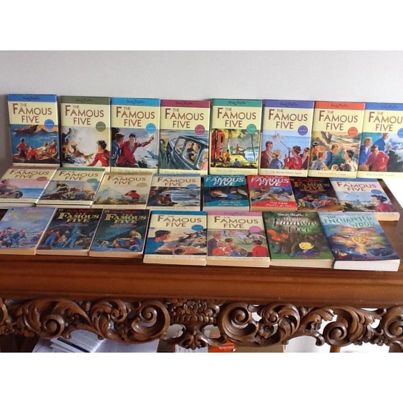 Famous Five Books - complete set of 21 books