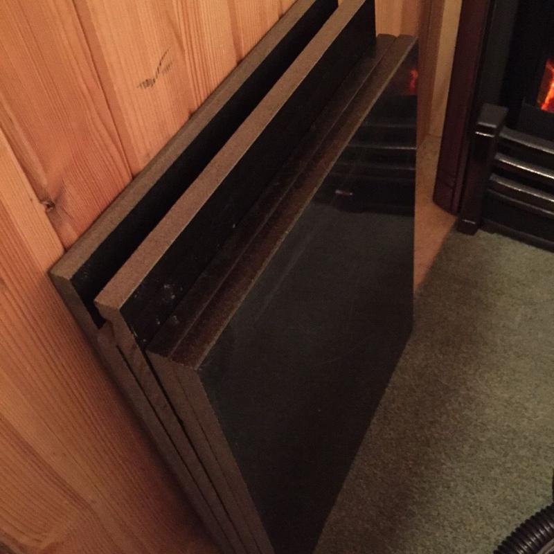 SELECTION OF SIX GRANITE SLABS
