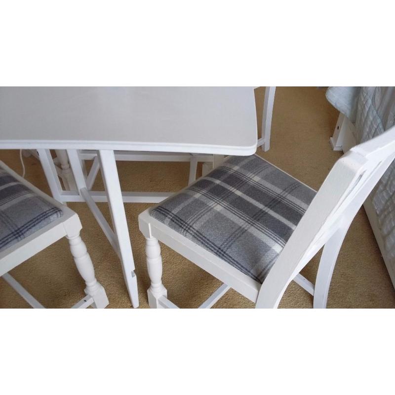 vintage table + four chairs