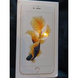 Apple Iphone 6s plus, brand new in original sealed box, 64gb, Gold, locked to Vodafone
