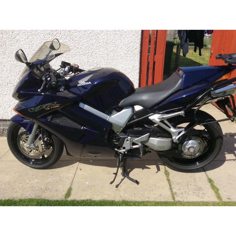 Honda vfr800f a3 v-tec abs 2003 reg 03 mileage 33850