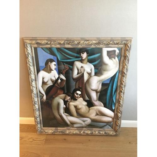 TAMARA DE LEMPICKA "LE RYTHME" FRAMED ART