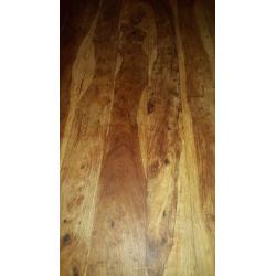 6 seater mexican pine dining table and chairs