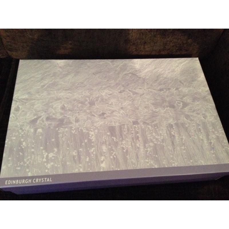 Edinburgh Crystal Set of 6 Wine Glasses Boxed