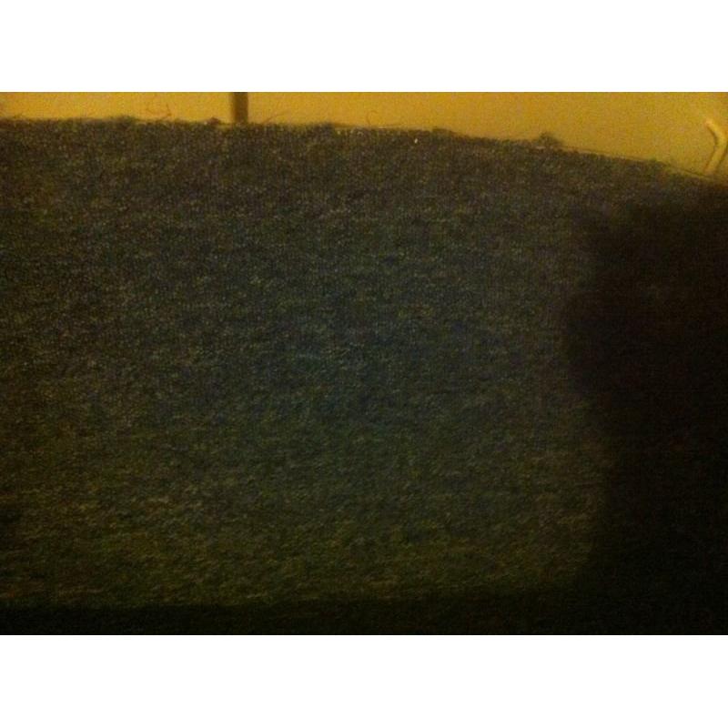 Two blue carpets