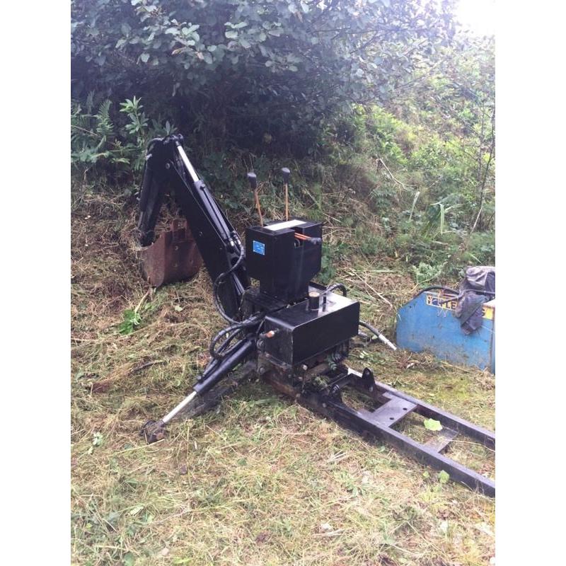 Compact tractor Back Hoe