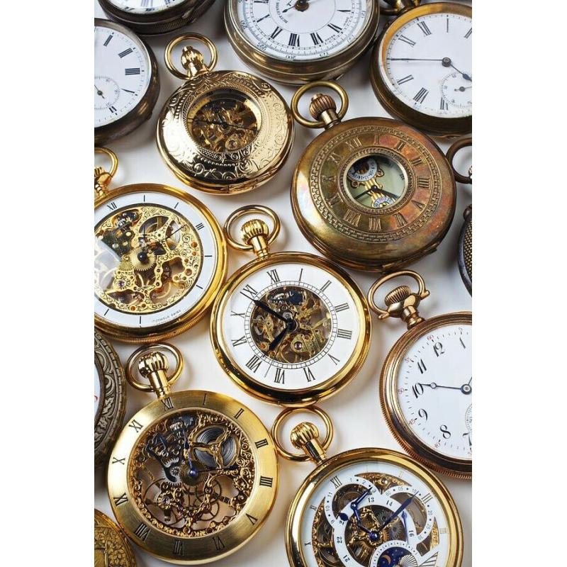 Pocket watches working or not singles or collection