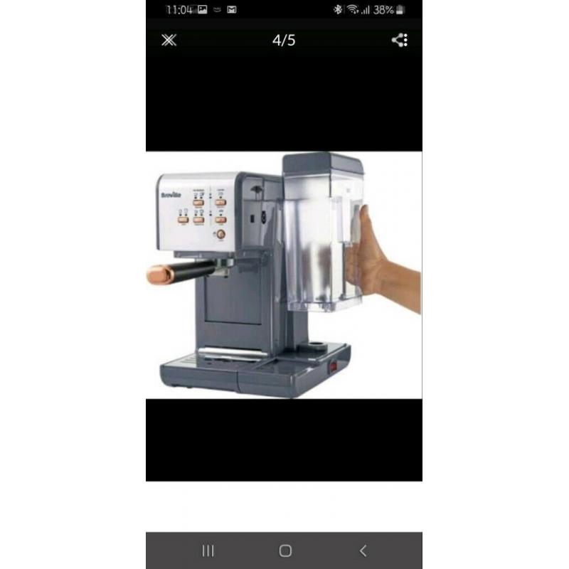 New BREVILLE One-Touch Coffee Machine VCF109 smeg krups Nescaf Dolce