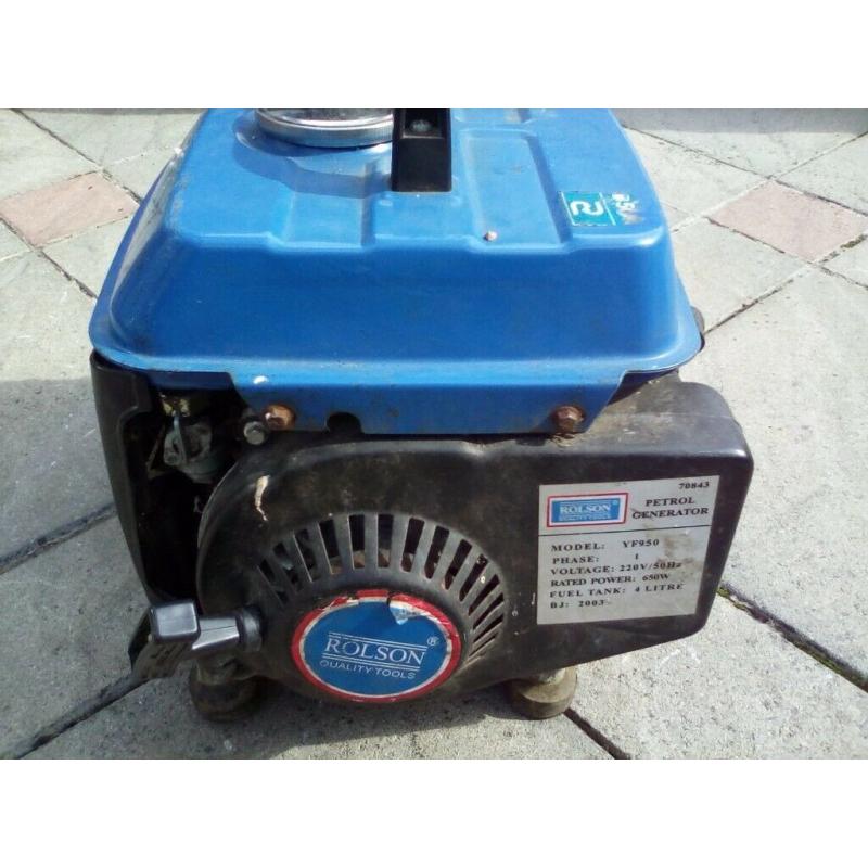 Rolson generator,as new