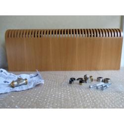 Energy Saver Low-H2O Radiator 30 x 80cm, Oak Knockonwood & Jaga TRV