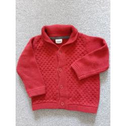 18 months old red cardigan