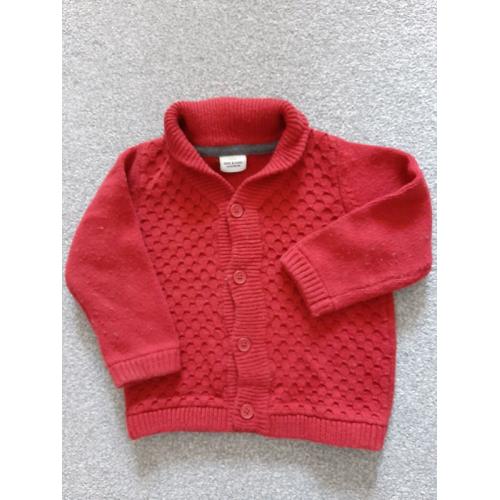 18 months old red cardigan