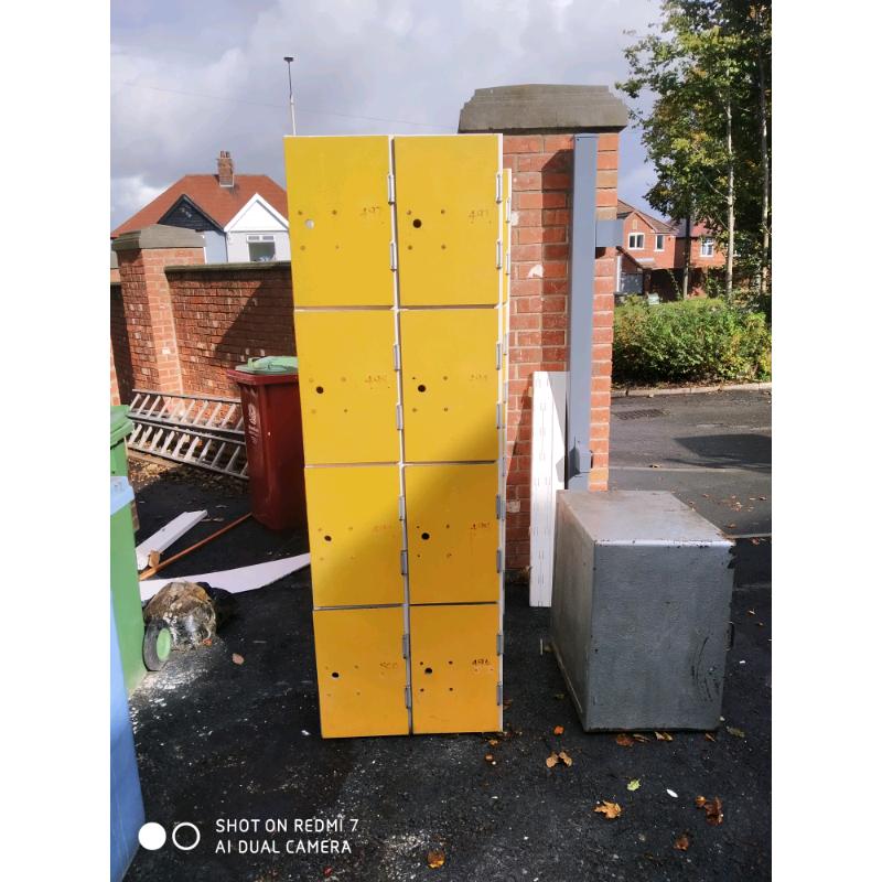 Metal storage cabinet