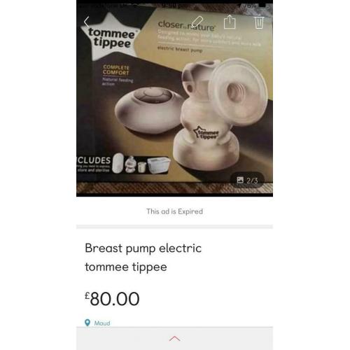 Breast pump electric