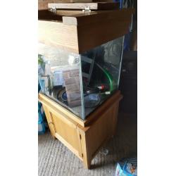 155L Aqua Oak fish tank
