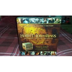 MIDDLE EARTH LORD OF THE RINGS LIMITED EDITION BLU RAY/DVD COLLECTION