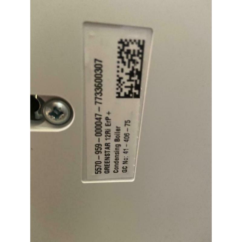 Worcester Greenstar 12RI Condensing Boiler - ALMOST NEW - & Condensate Pump