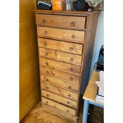 Solid wood medicine cabinet