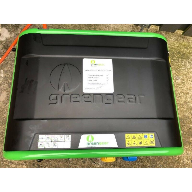 Green Gear LPG 3kW Generator - New (unused)