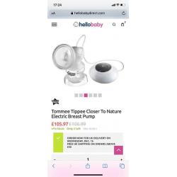 Tommie tippee breast pump