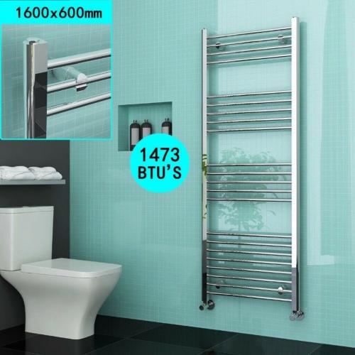 1600x600mm Chrome Straight Heated Bathroom Towel Radiator RRP ?320.00 OUR PRICE ONLY ?80.00