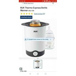 Nuk Thermo Express Bottle Warmer